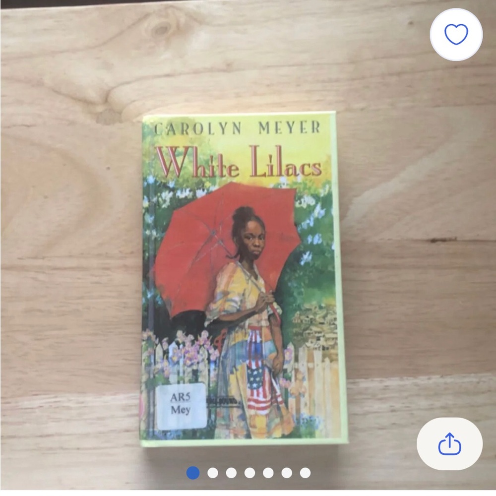 White Lilacs by Carolyn Meyer Hardcover Book